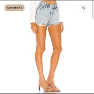 GRLFRND Helena High Rise Cut Off Short,  NEW, Size 27